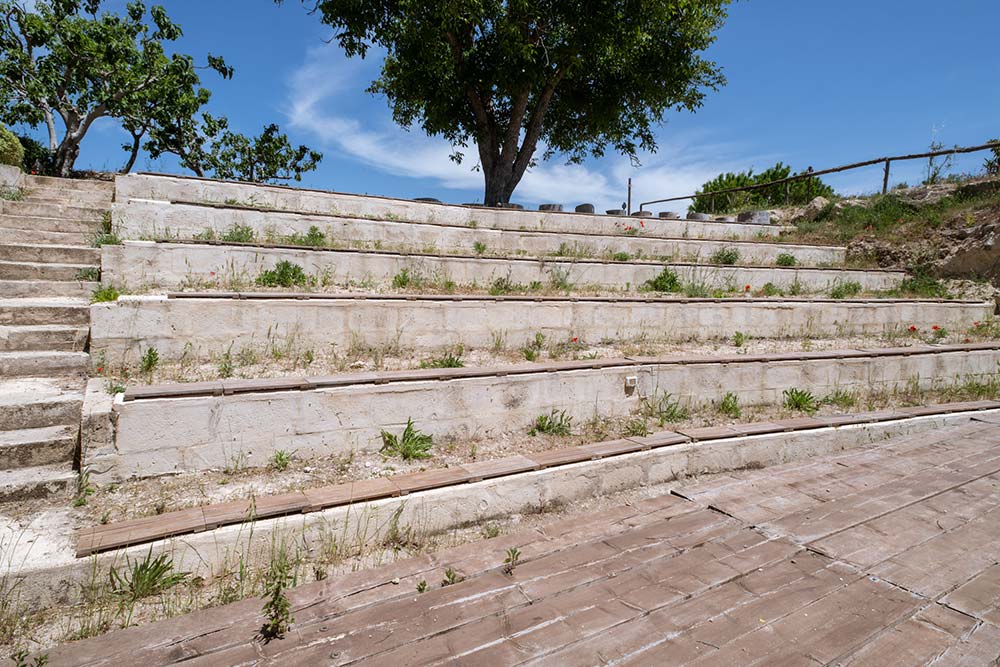 Open-air theater on the Murgia in Altamura, Apulia.