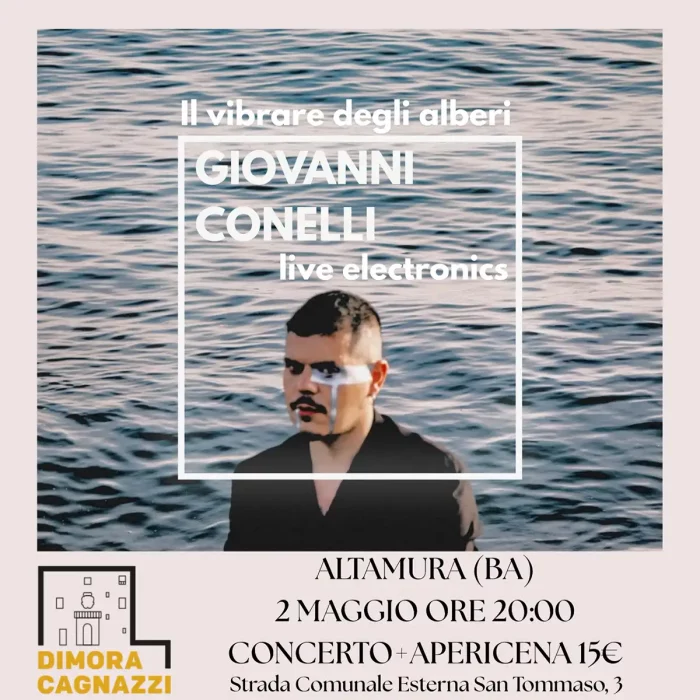 Giovanni Conelli in concerto. Presso la Dimora cagnazzi, Altamura.